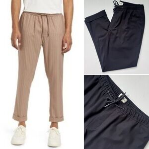 Open Edit Drawstring Cropped Chino Pants